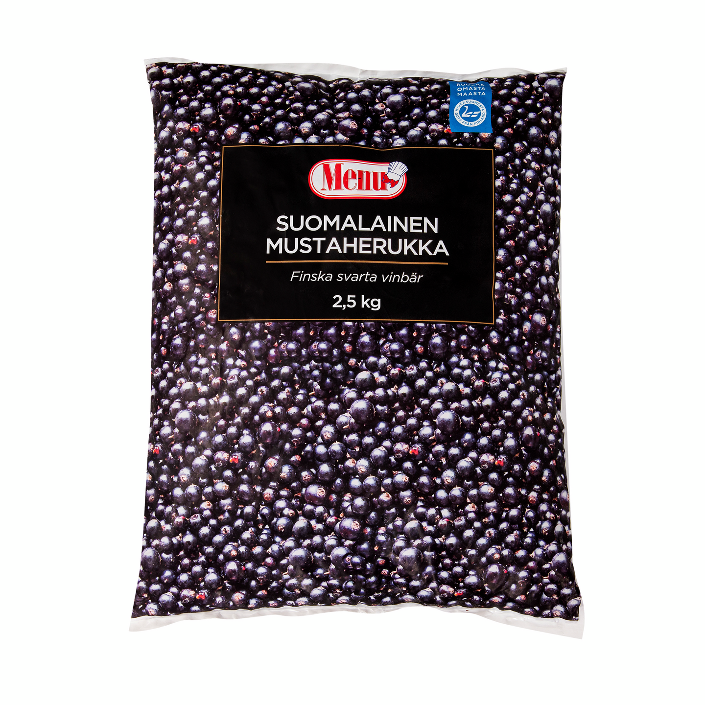 Menu suomalainen mustaherukka 2,5kg pakaste