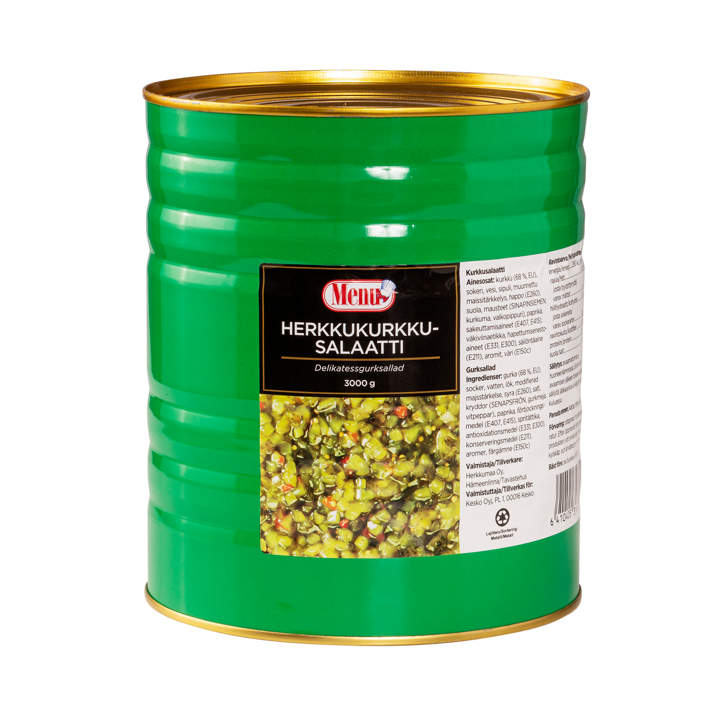 Menu herkkukurkkusalaatti 3kg