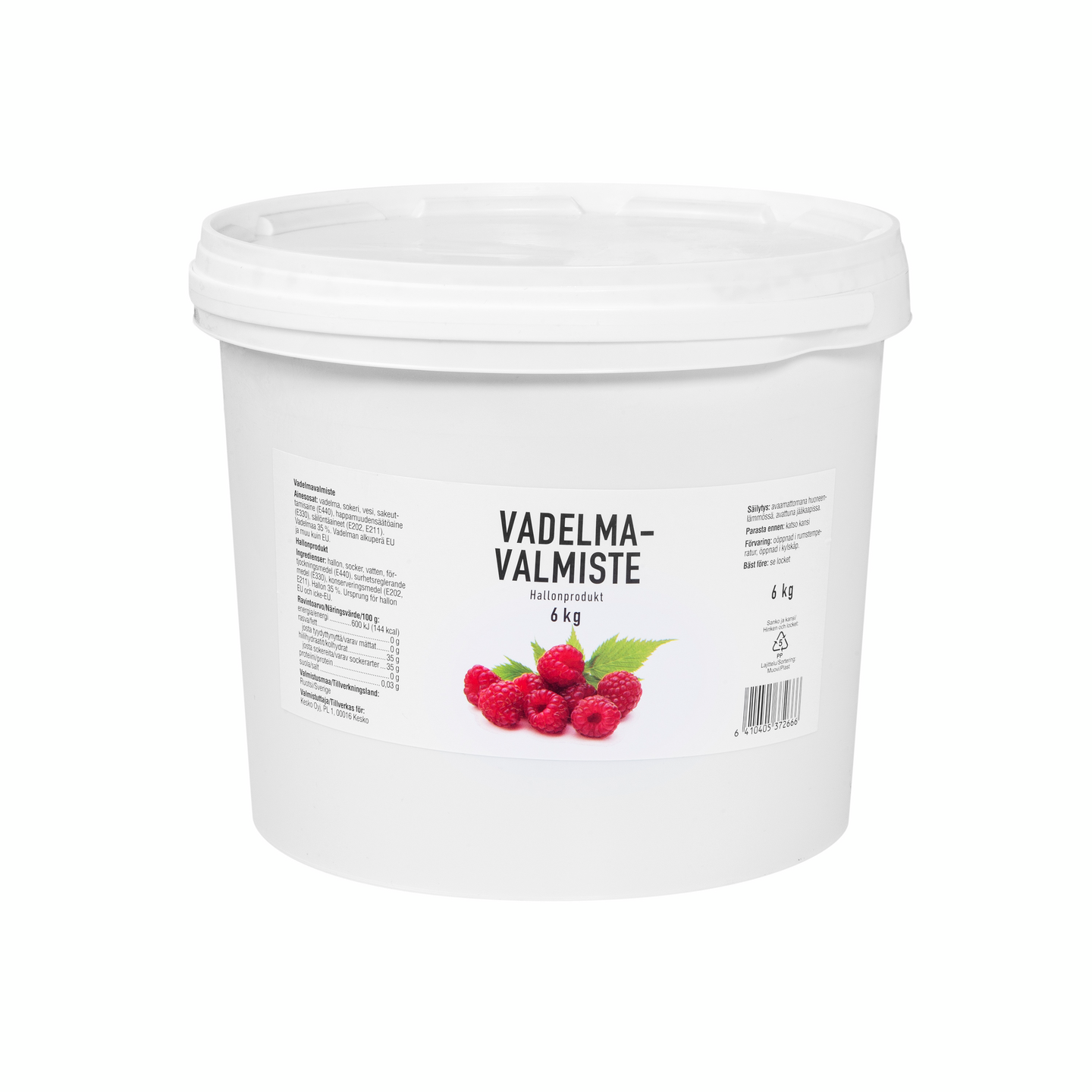 Vadelmavalmiste 6kg