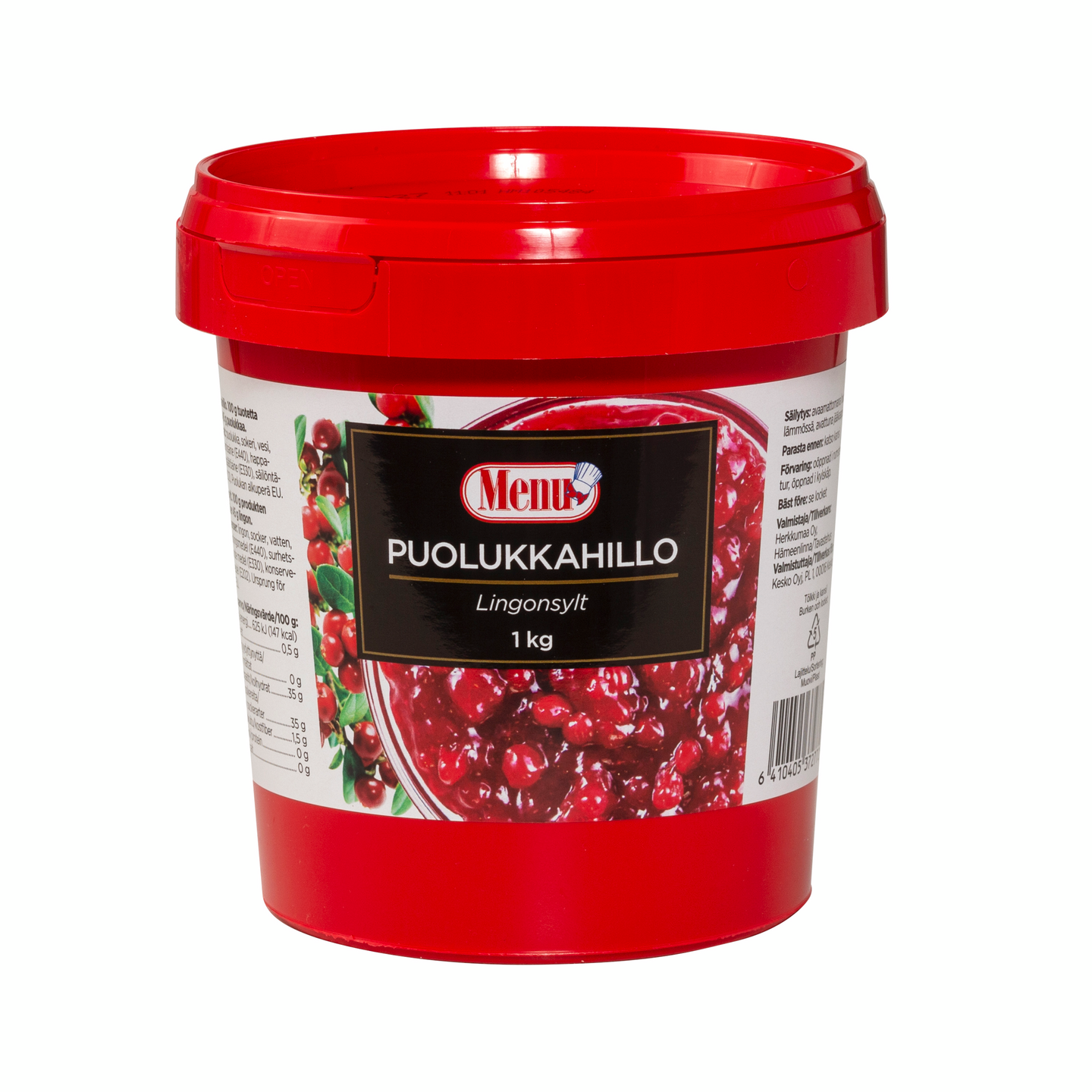 Menu puolukkahillo 1kg