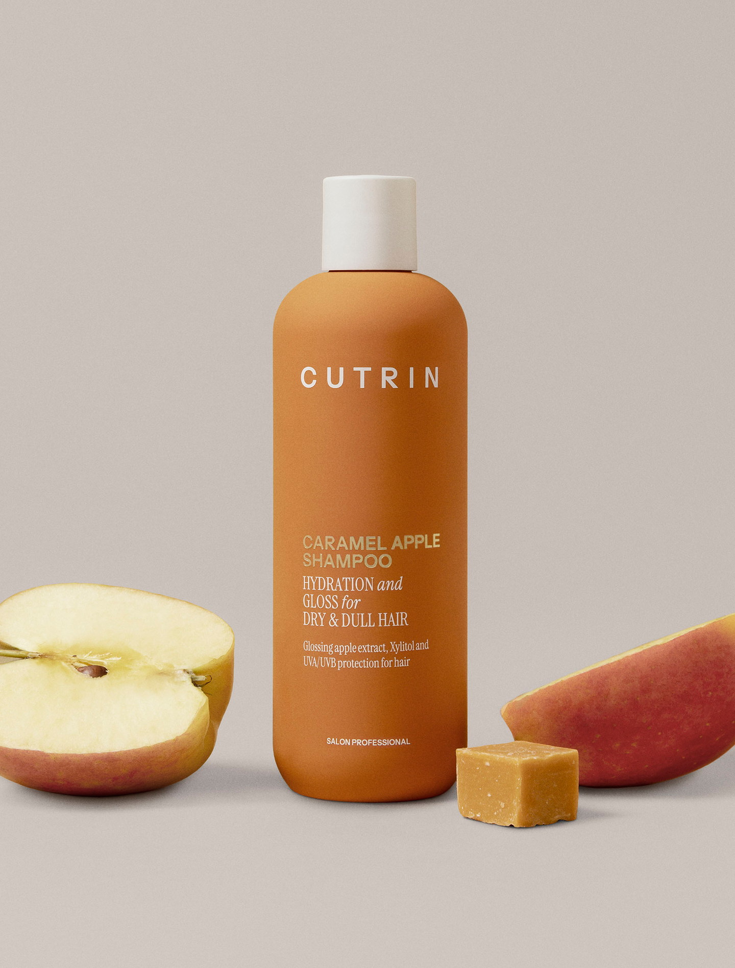 CUTRIN CARAMEL APPLE Kosteuttava & kiiltoa antava shampoo 300ml