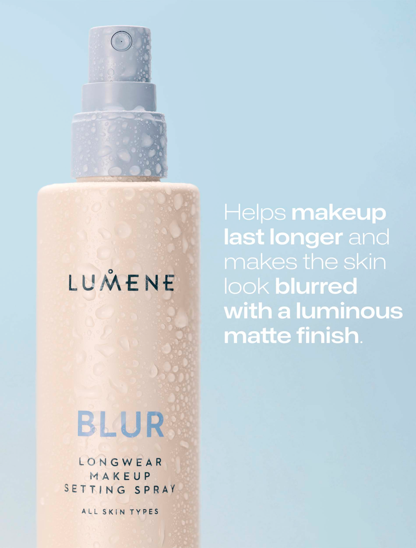 Lumene Blur Pitkäkestoinen meikinkiinnityssuihke 100ml