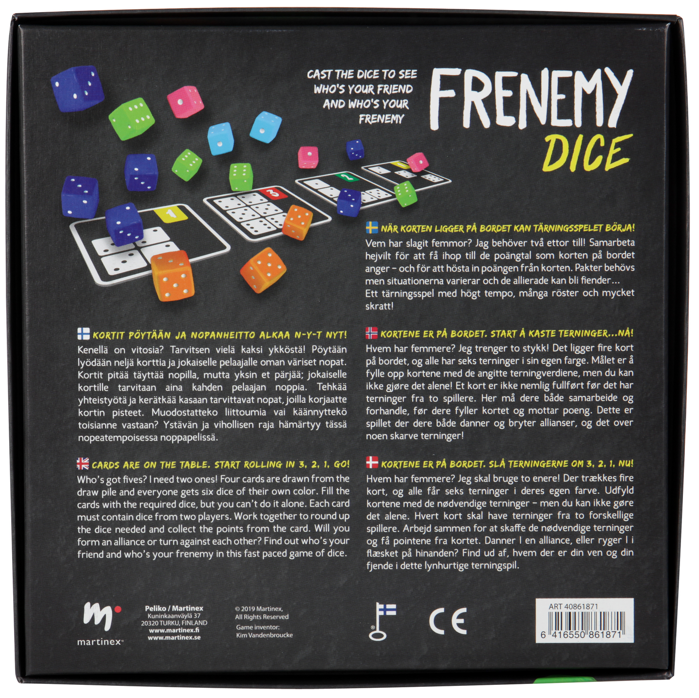 Peliko frenemy dice