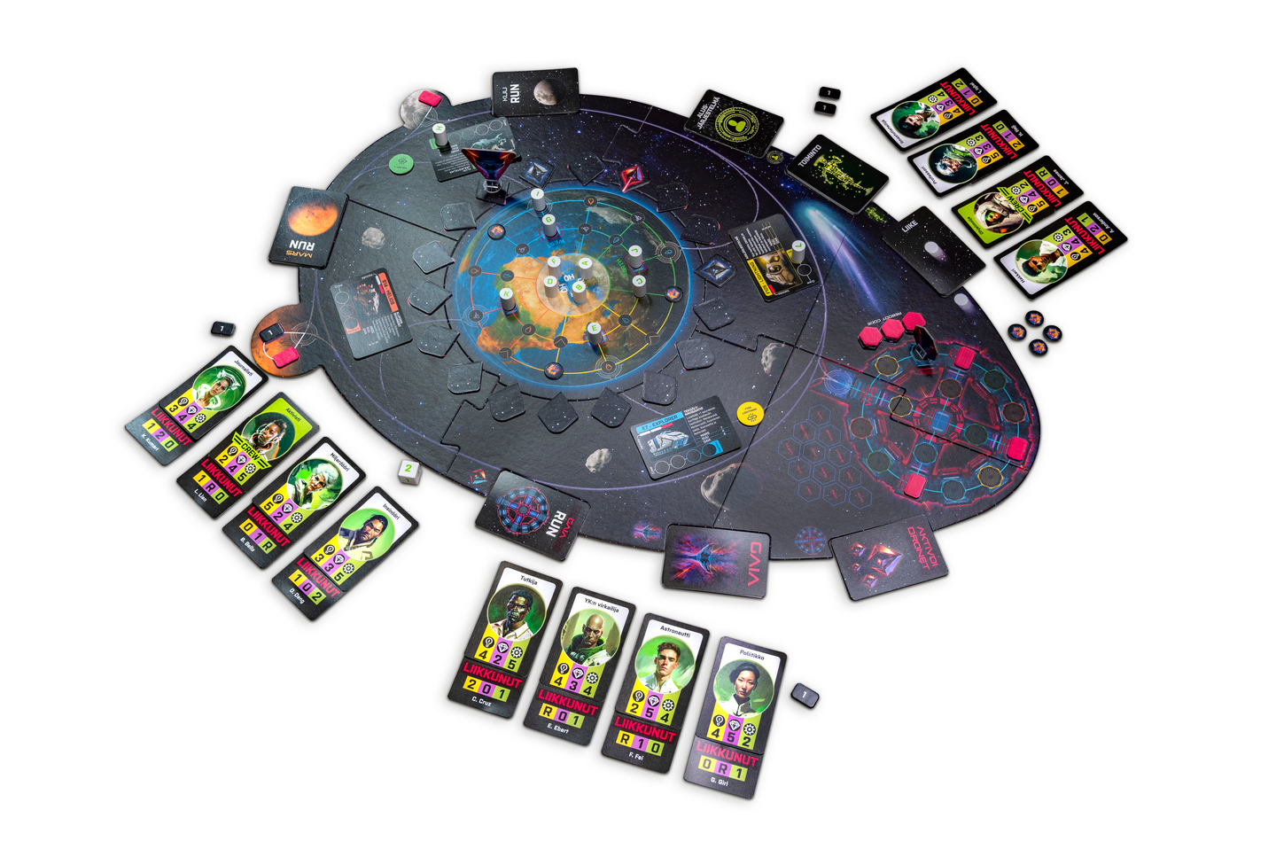 Tactic EscapeRun Project GAIA lautapeli