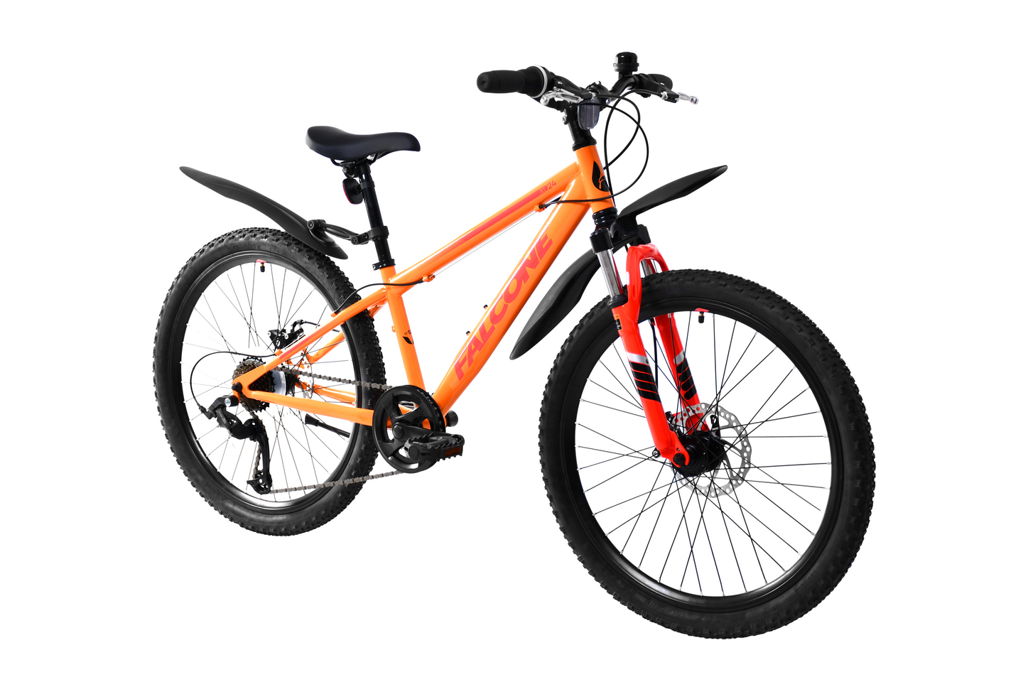Falcone XC24 Disc 24'' 7-V 12'' nuorten polkupyörä oranssi