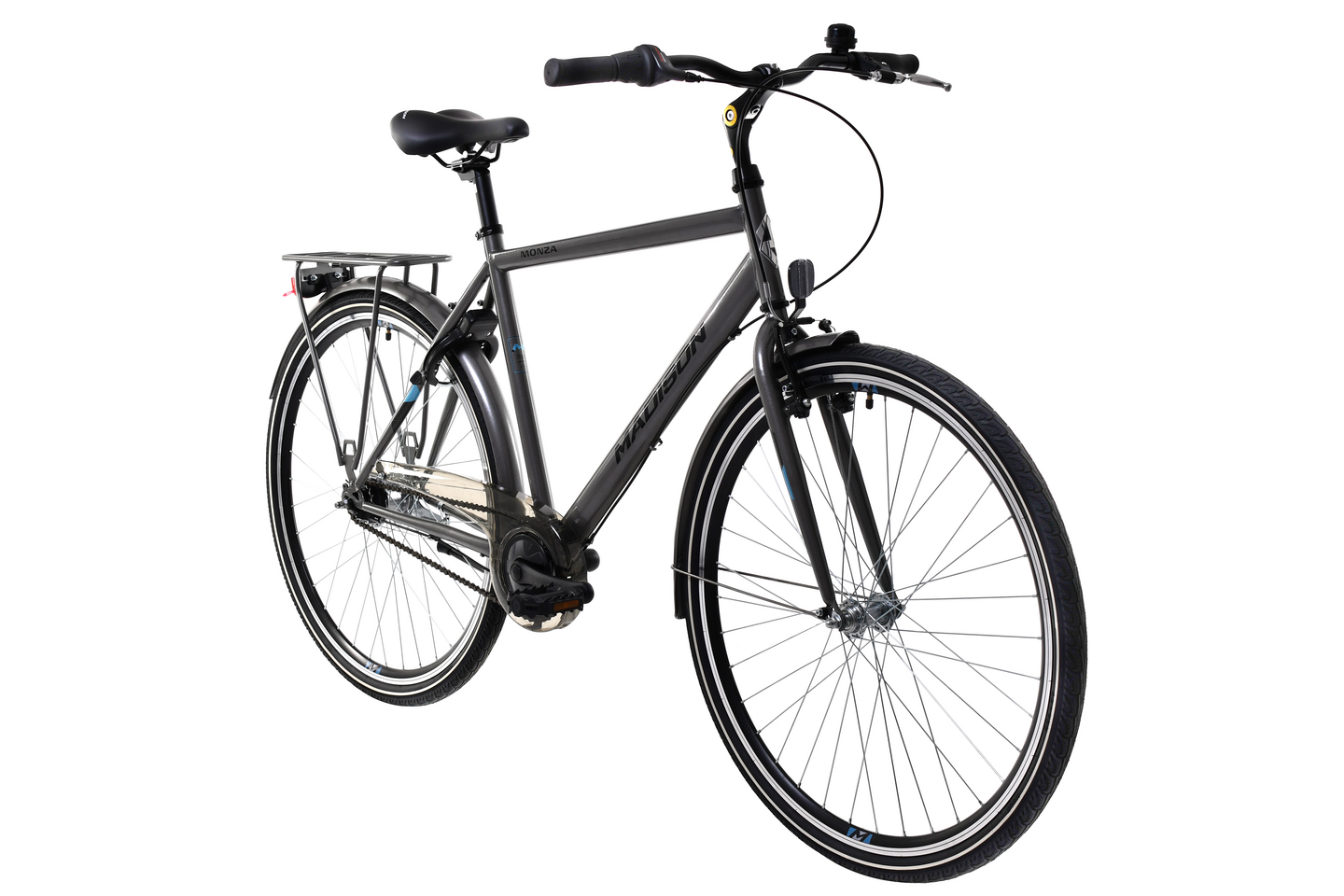 Madison Monza citypyörä 28'' nexus 7 grafiitti 53cm