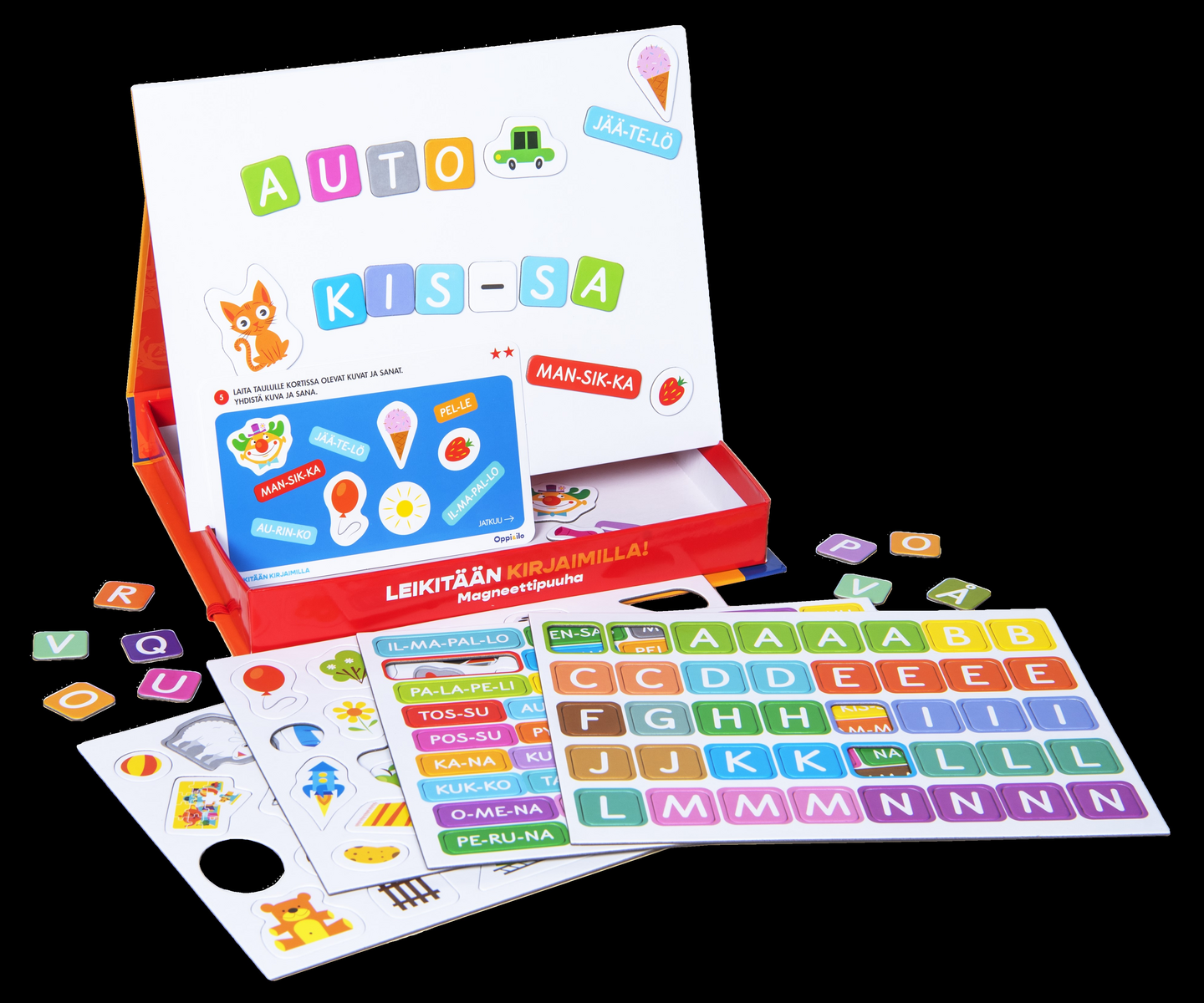 Magneettipuuha Leikitään kirjaimilla 5-8