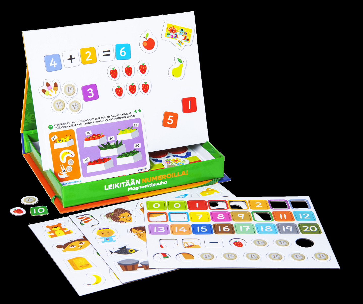 Magneettipuuha Leikitään numeroilla 5-8