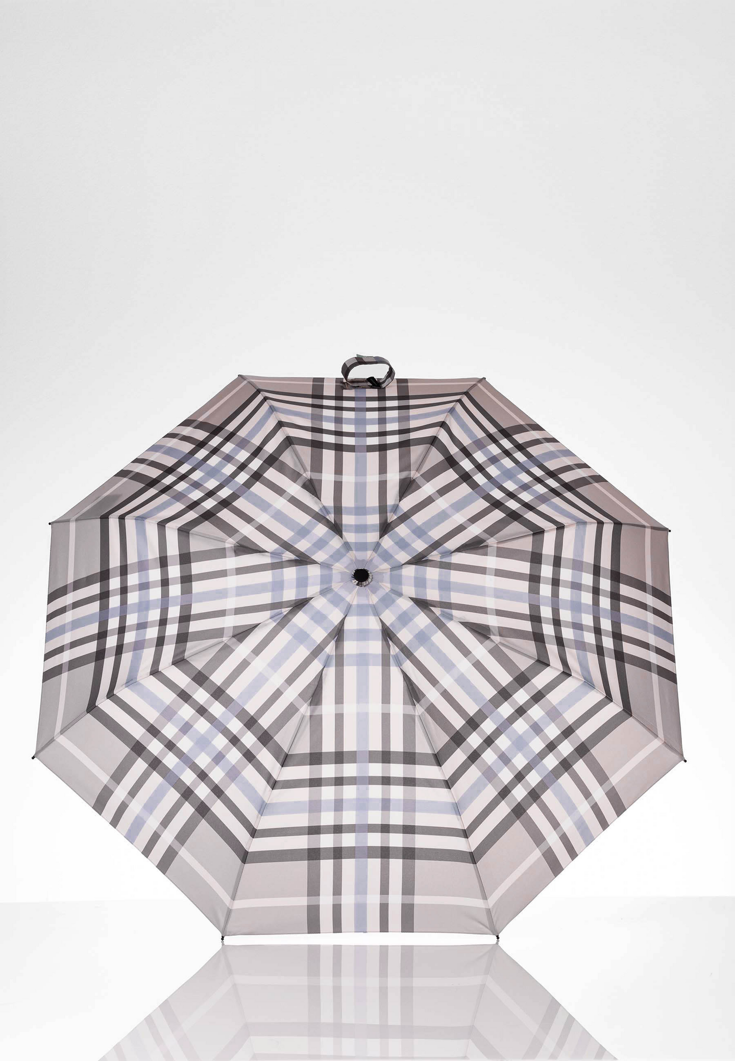 P Pisara sateenvarjo 8775 ruutu beige