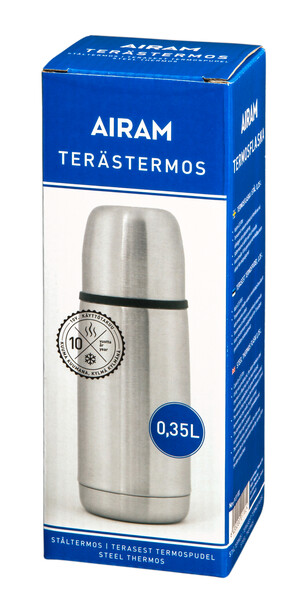 Airam terästermospullo 0,35L