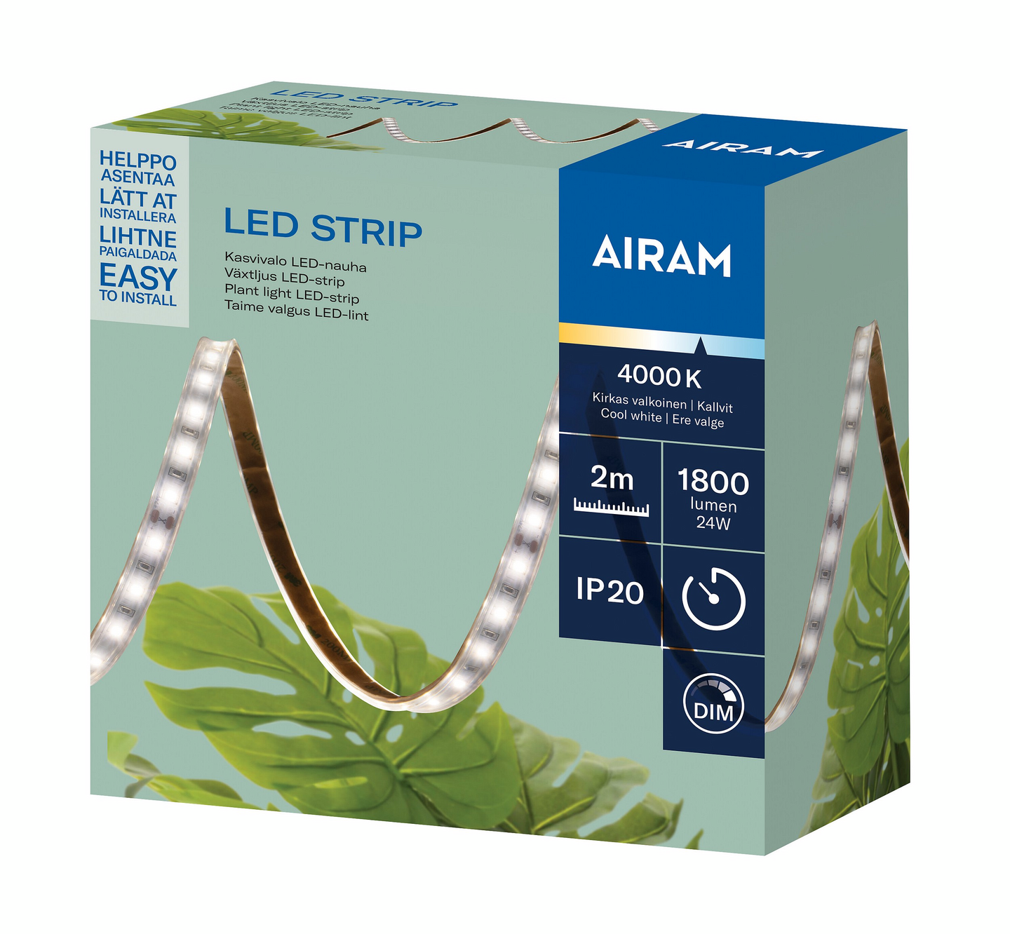 Airam kasvivalo led strip valonauha 2m