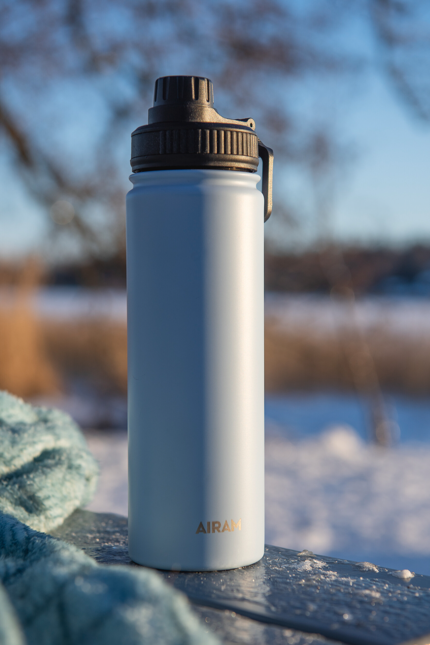 Airam Office terästermospullo 660 ml sininen