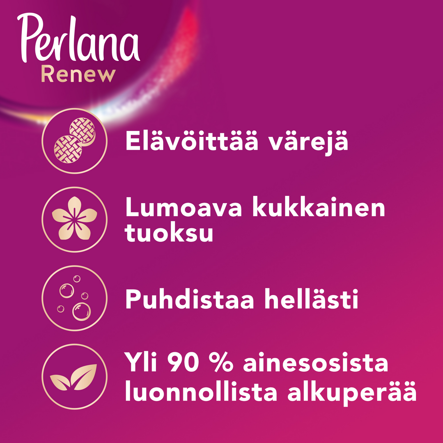 Perlana pyykinpesuneste 1,5L Renew Blossom