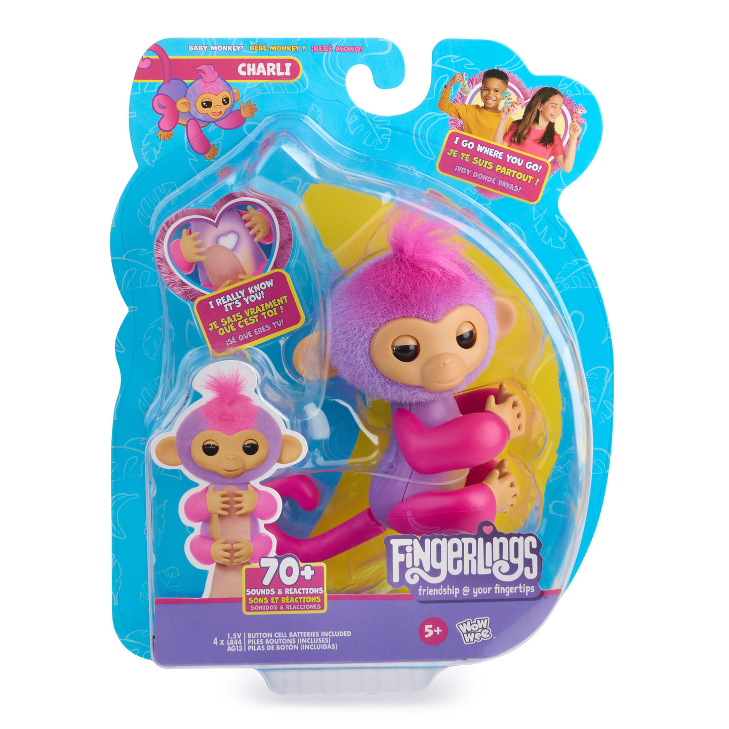 FINGERLINGS 2.0 Basic Monkey Purple - Charli