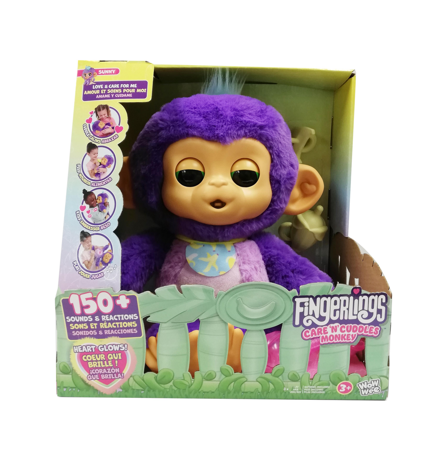 Fingerlings halattava apina violetti
