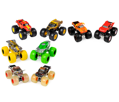 Monster Jam 1:64 Metal, otteluautopari, 2kpl./pakkaus