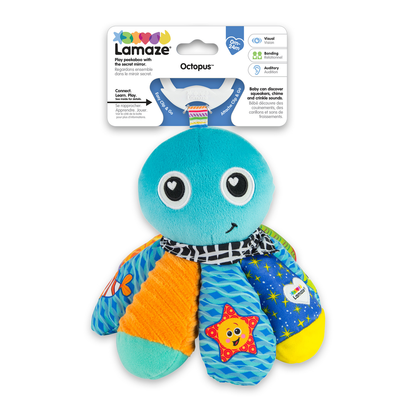 Lamaze Salty Sam Clip&Go pehmohahmo