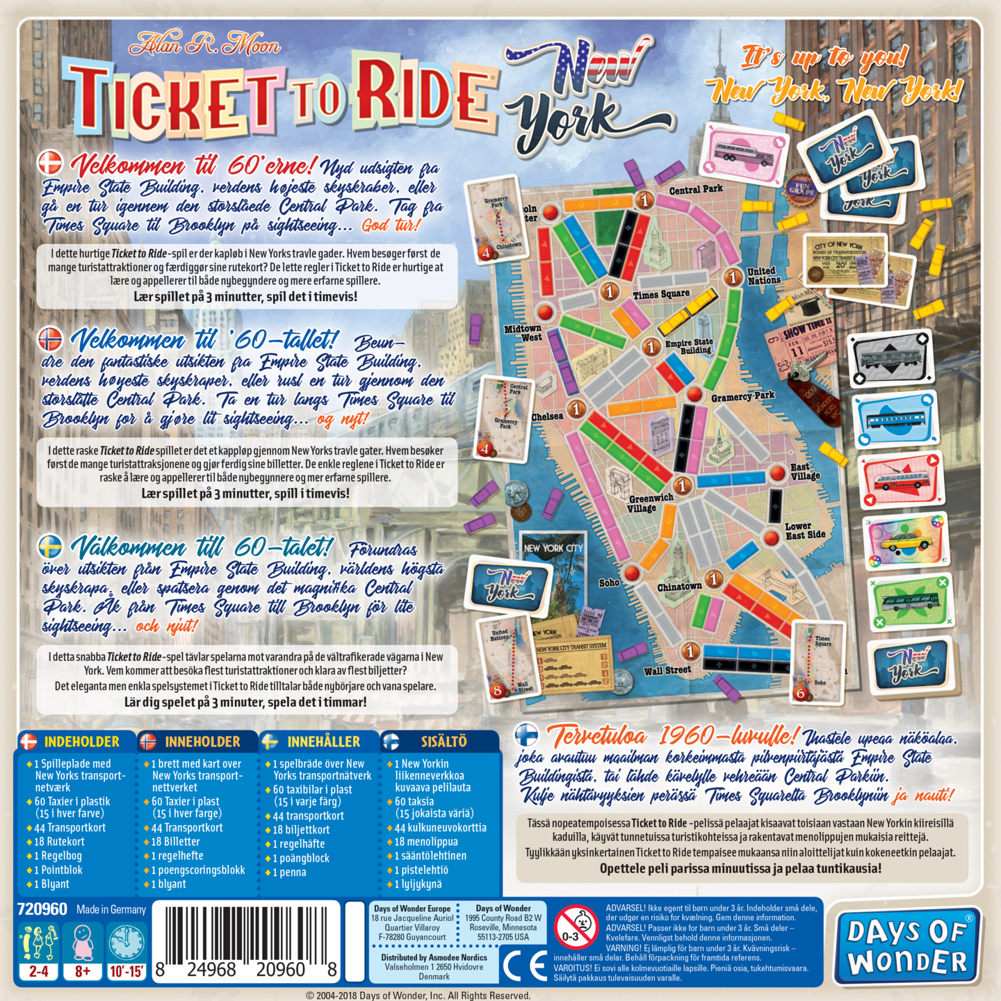 Ticket to Ride New York (Nordic)