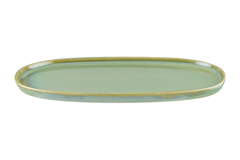Bonna Sage hygge lautanen ovaali 34 cm vihreä