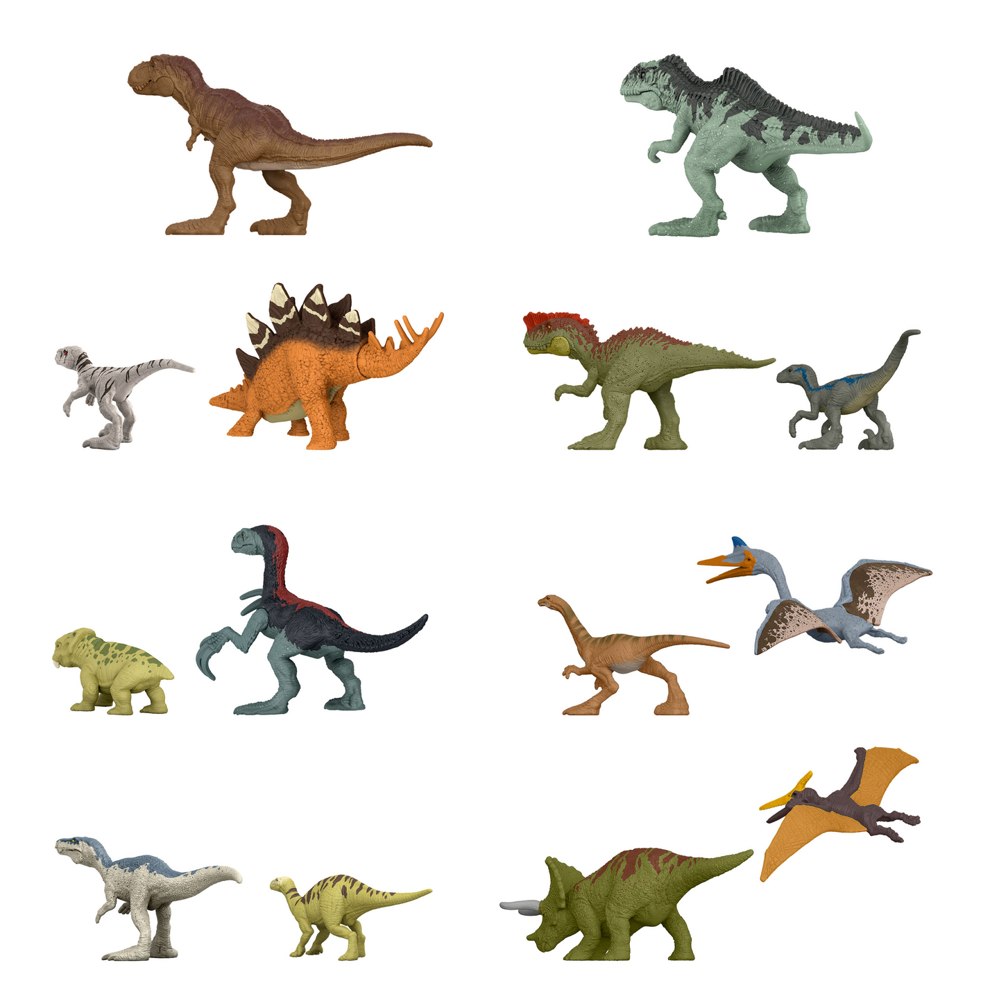 Jurassic World Minis -minifiguurit yllätyspakkauksessa