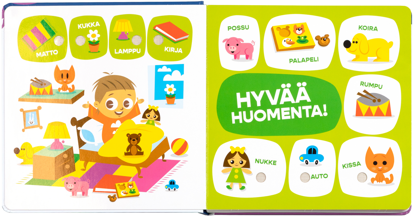 Minun sanani -ääninappikirja 0-2 v