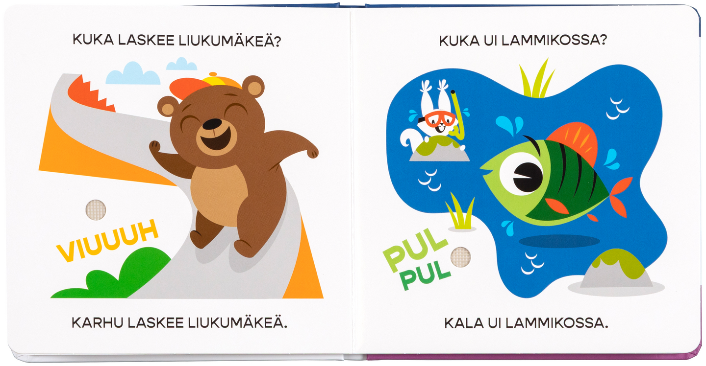 Yrren matkassa-ääninappikirja 0-2 v.