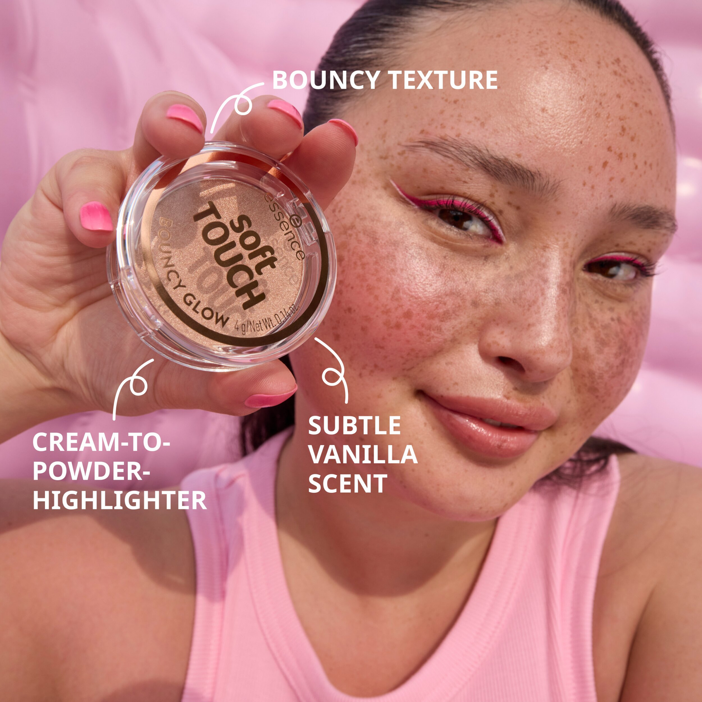 Essence Soft Touch bouncy glow korostustuote 20 glazed dew