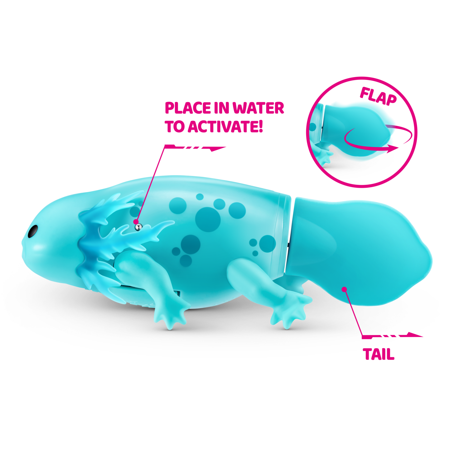 Pets Alive -sarjan uivat Axolotl-hahmot