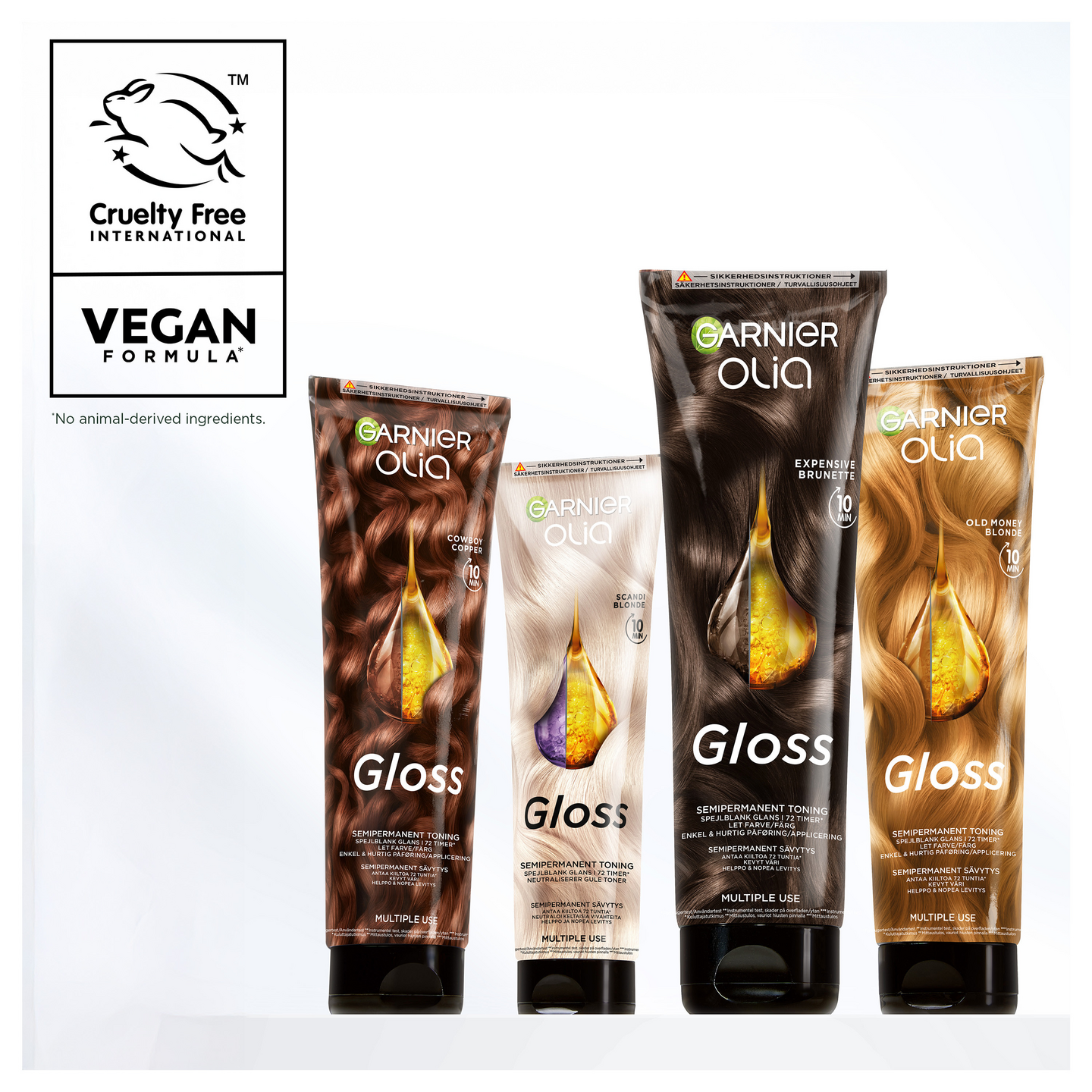 Garnier Olia Gloss kiiltoa antava sävynaamio Cowboy Copper 150ml