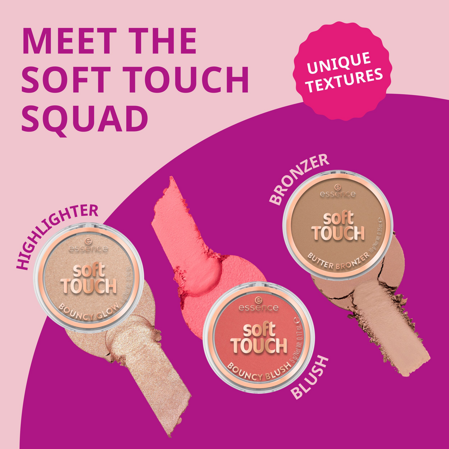 Essence Soft Touch bouncy glow korostustuote 20 glazed dew