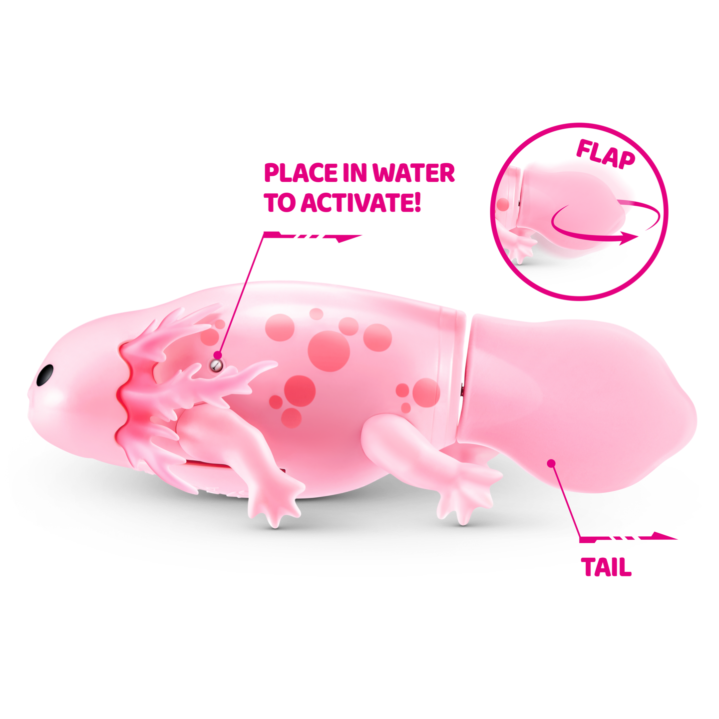 Pets Alive -sarjan uivat Axolotl-hahmot