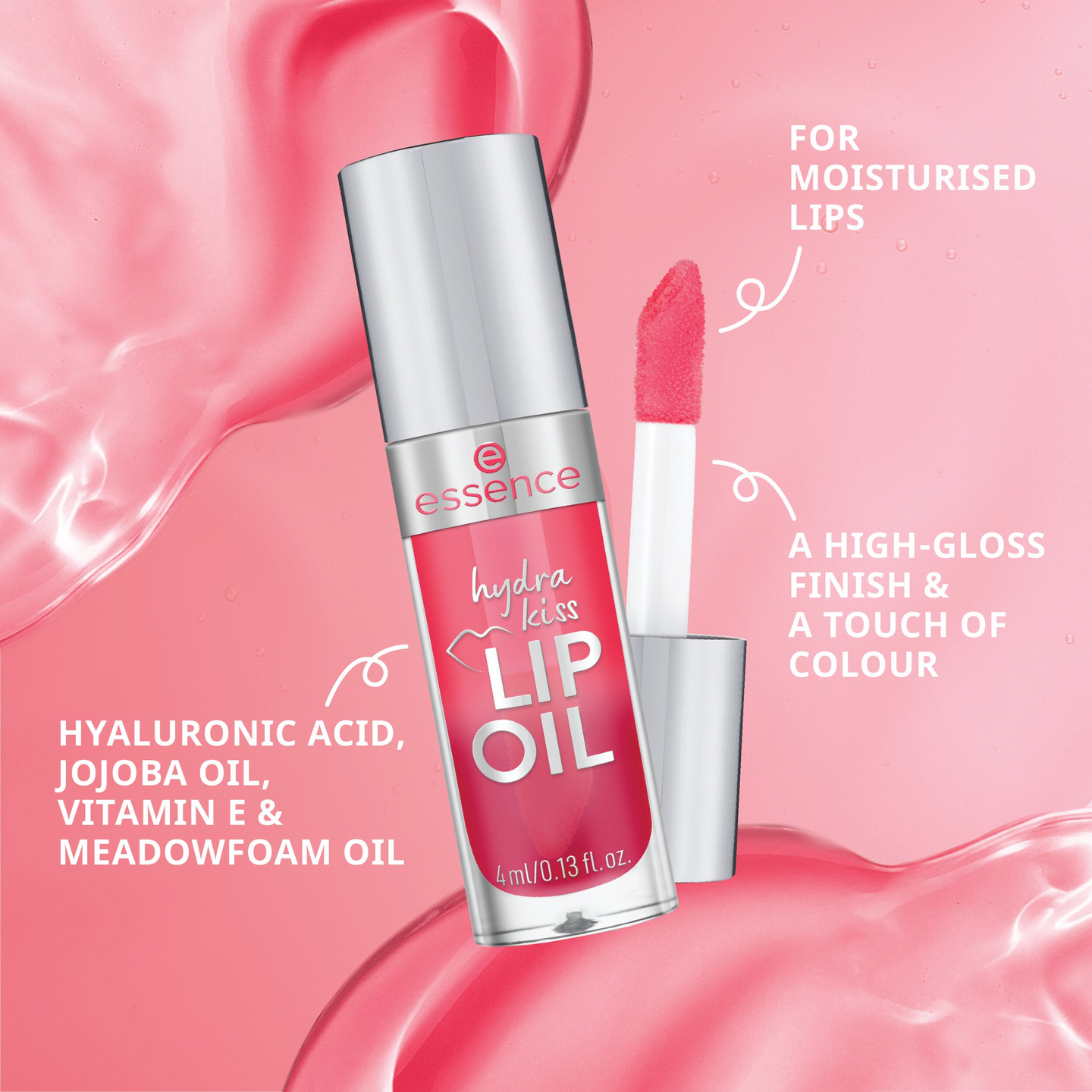 Essence Hydra Kiss huuliöljy 10 Sugar Sparkle