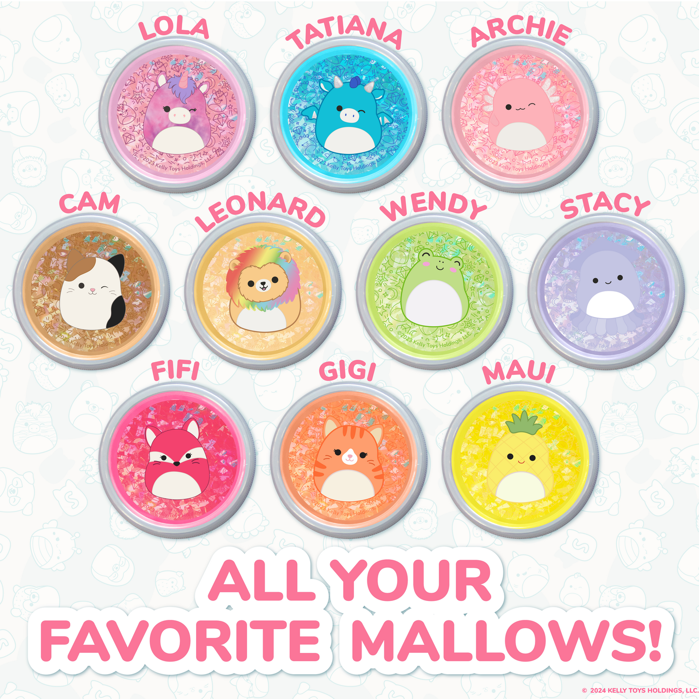 Squishmallows suuret limaripotteet