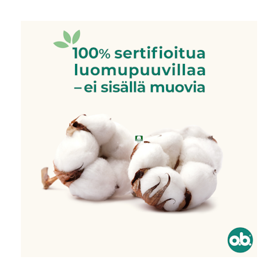 O.b. Organic Normal luomu tamponi 16kpl