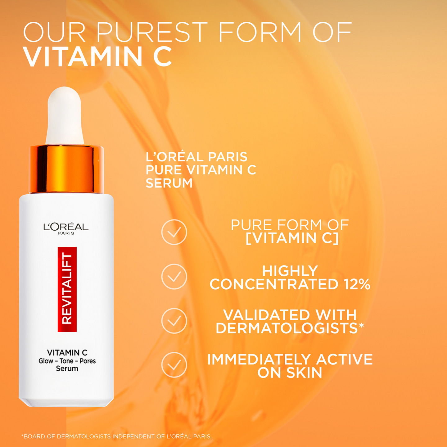 L'Oréal Paris Revitalift seerumi 30m Clinical 12% Pure Vitamin C Serum normaalille iholle