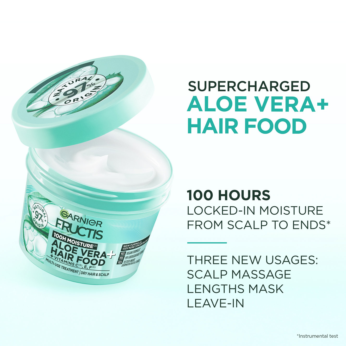 Garnier Fructis Hair Food Aloe Vera hiusnaamio normaaleille hiuksille 400ml