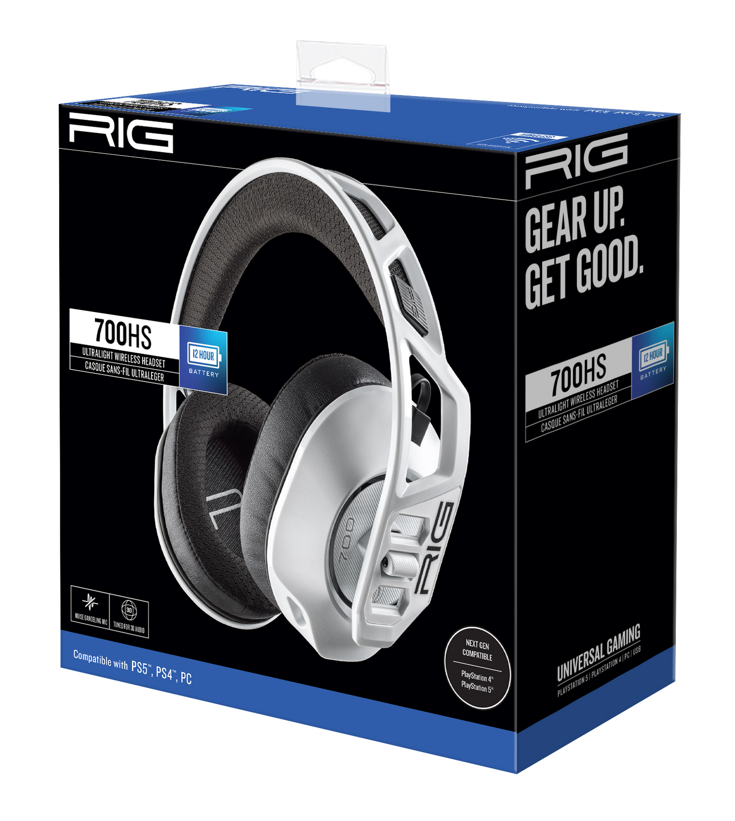 RIG 700 HS PS5 -langattomat pelikuulokkeet, valkoinen