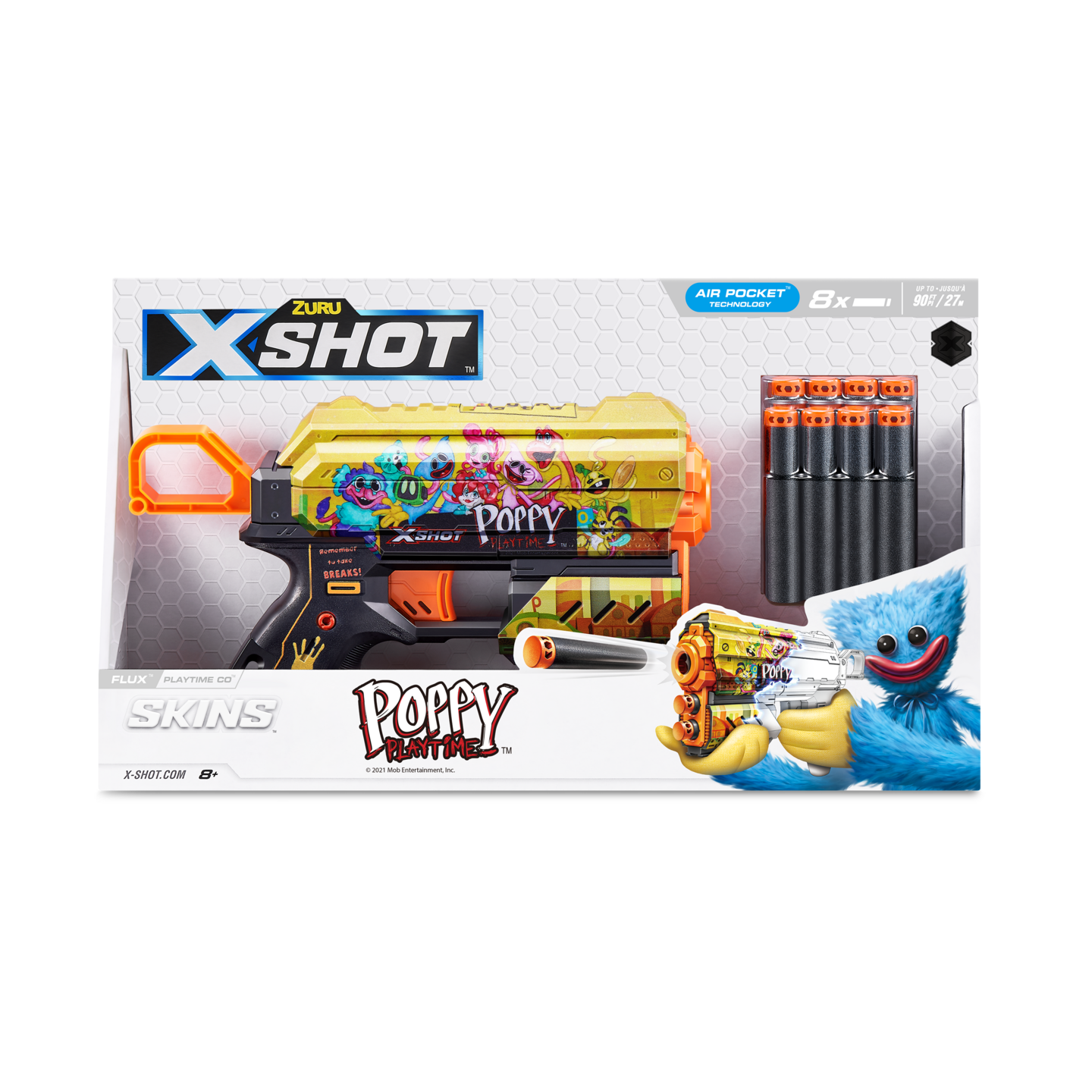 X-Shot Skins Flux Poppy Playtime pehmonuoliase