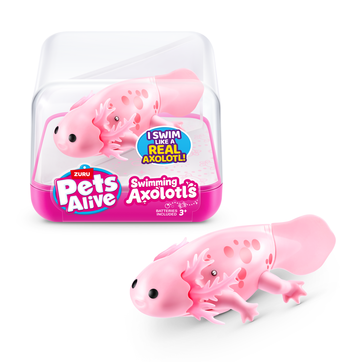 Pets Alive -sarjan uivat Axolotl-hahmot