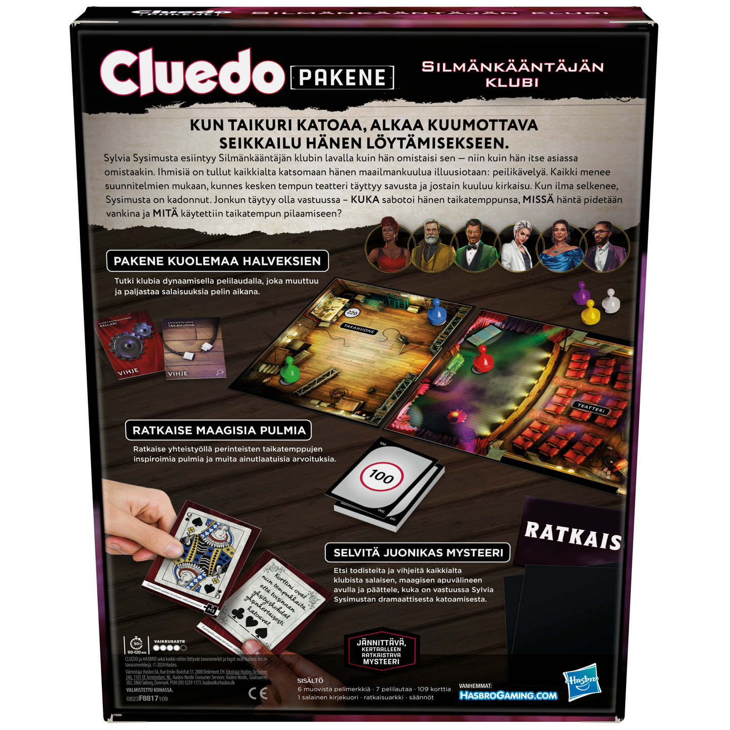 Cluedo Pakene: Silmänkääntäjän klubi pel