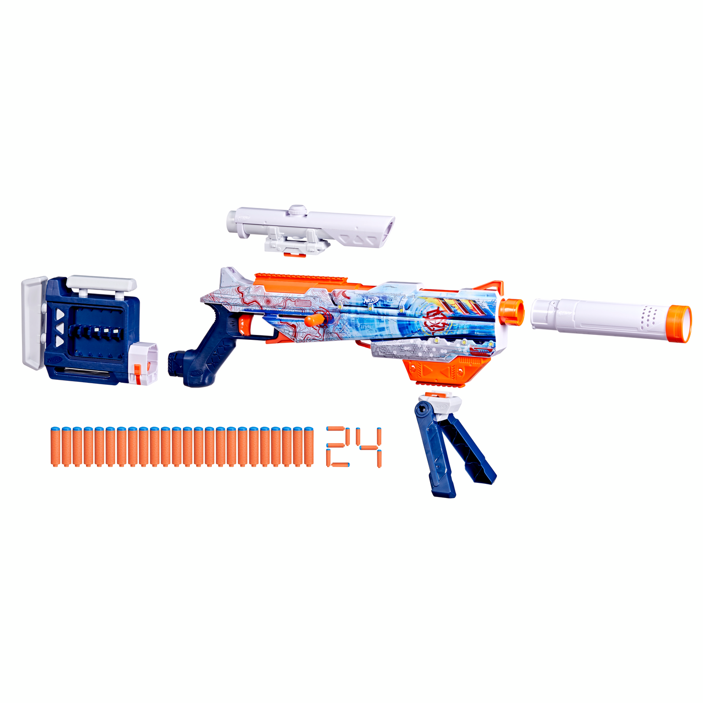 NERF LoadOut Arctic Zerostriker