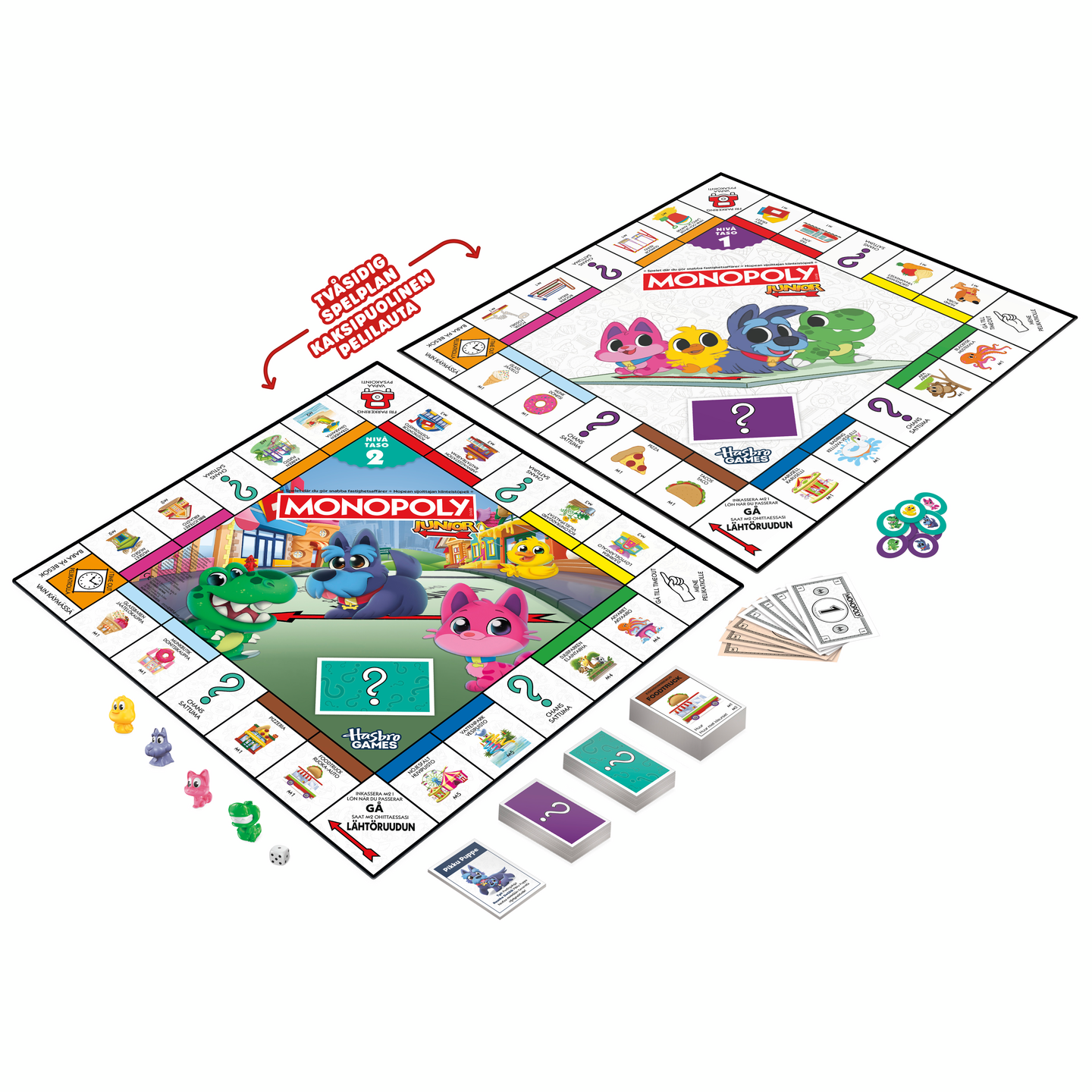 Monopoly Junior 2 In 1 Refresh SE/FI