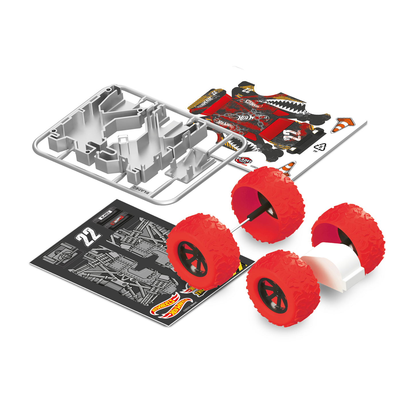 Hot Wheels Monster Truck Kit DIY lelu
