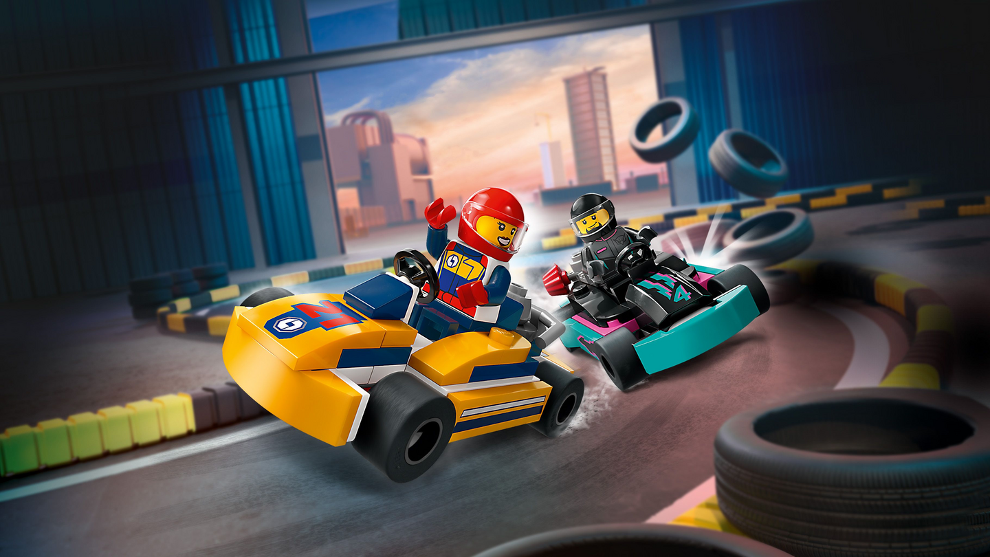 LEGO City 60400 Go-Kart-autot ja kilpakuljettajat