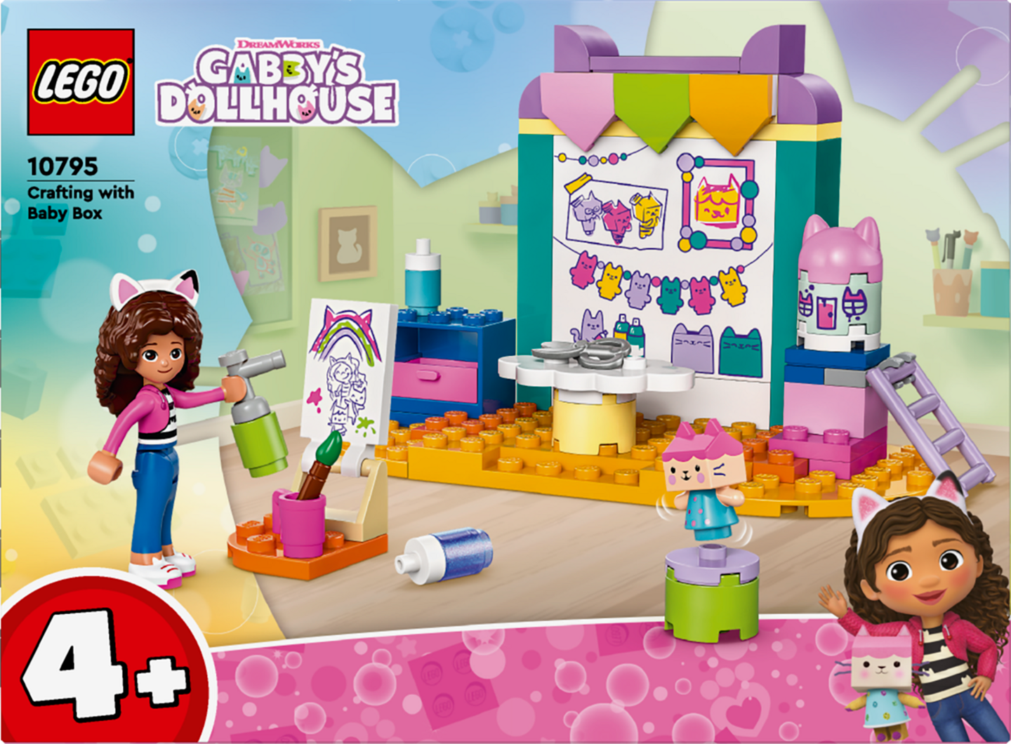 LEGO Gabbys Dollhouse 10795 Askartelua Boksivauvan kanssa