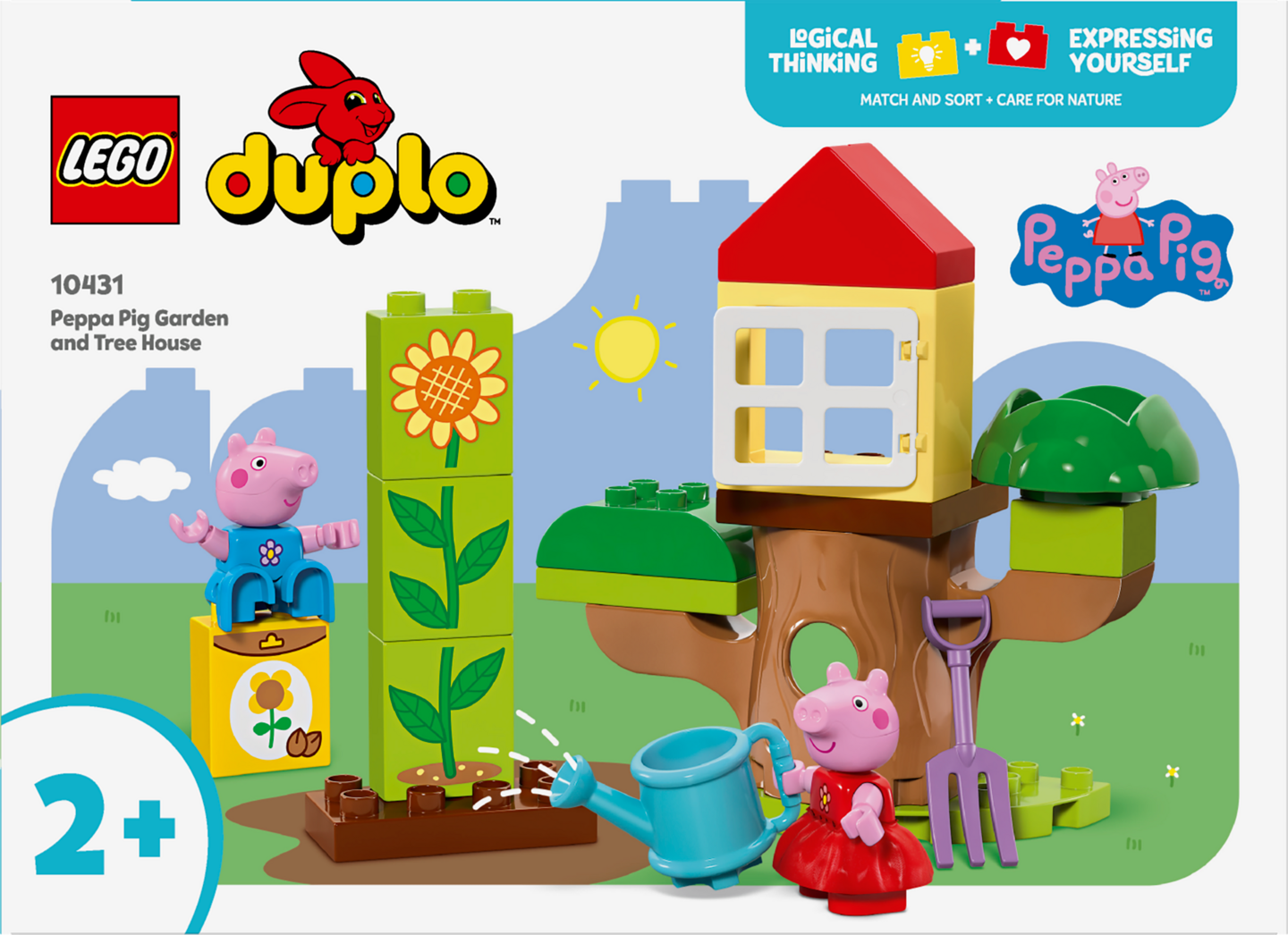 LEGO DUPLO 10431 Pipsa Possun piha ja puumaja