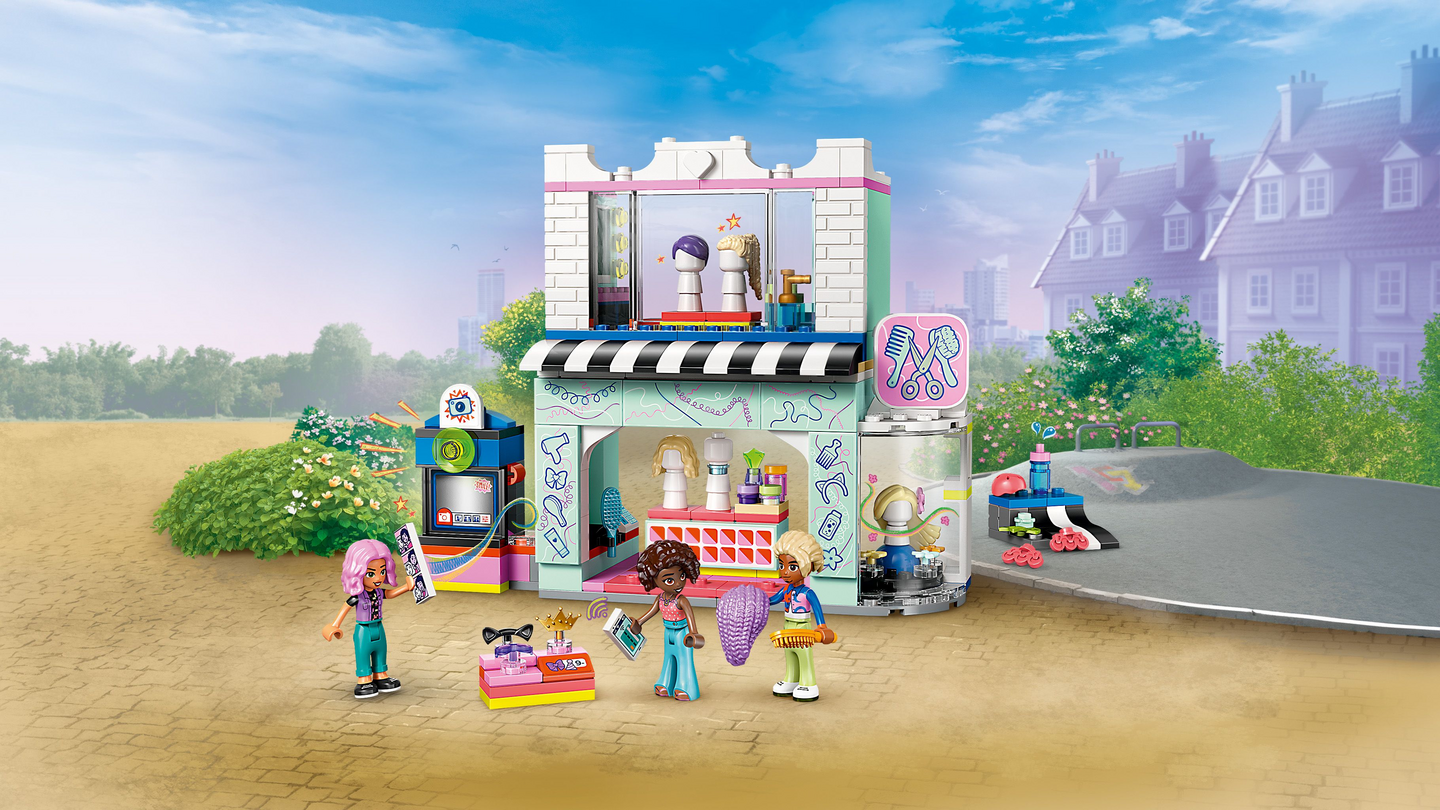 LEGO Friends 42662 Kampaamo ja asuliike