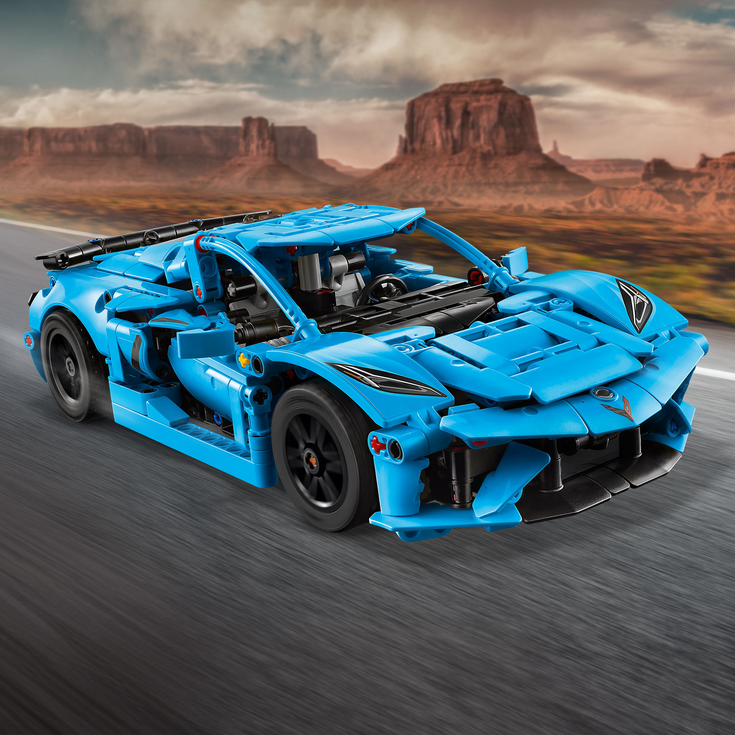 LEGO Technic 42217 Chevrolet Corvette Stingray sininen