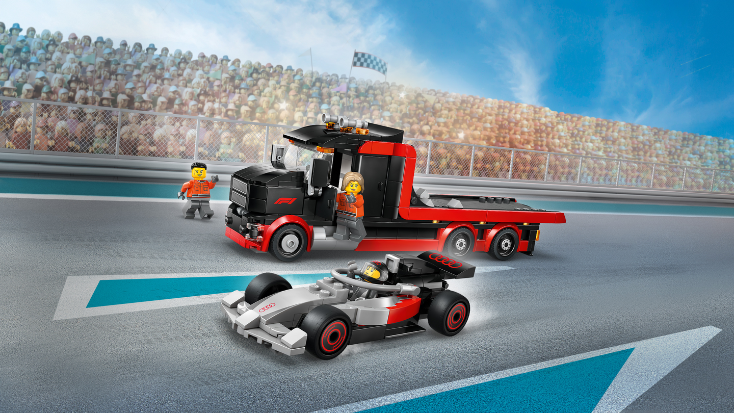 LEGO City 60493 F1 kuljetusau