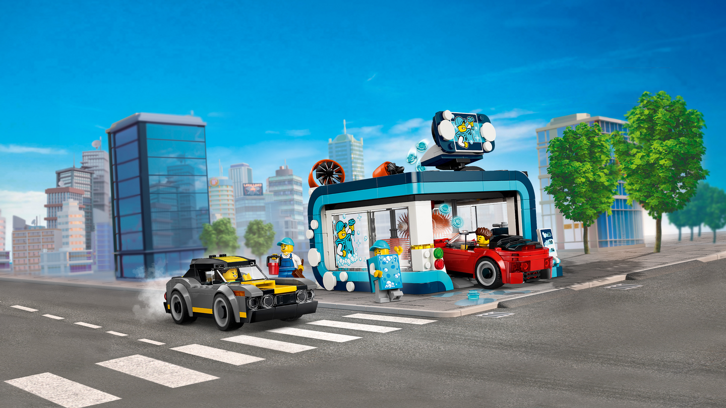 LEGO City 60497 Läpiajettava autopesula